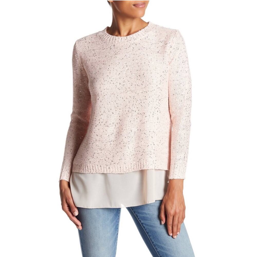 John Fashion Sequined Bow Back White Top